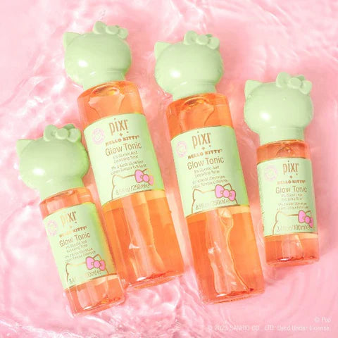 Pixi Skin Treats X Hello Kitty Glow Tonic 125ml 5% Glycolic Acid Exfoliating Toner
