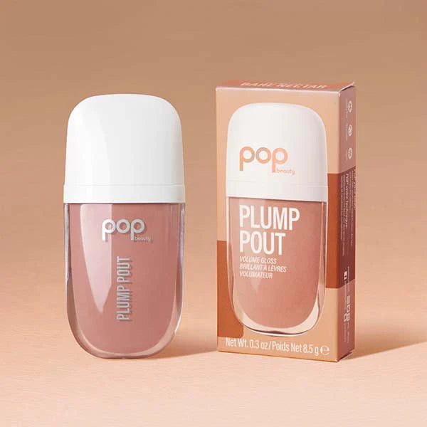 Pop Beauty Plump Pout Volume Gloss Bare Nectar
