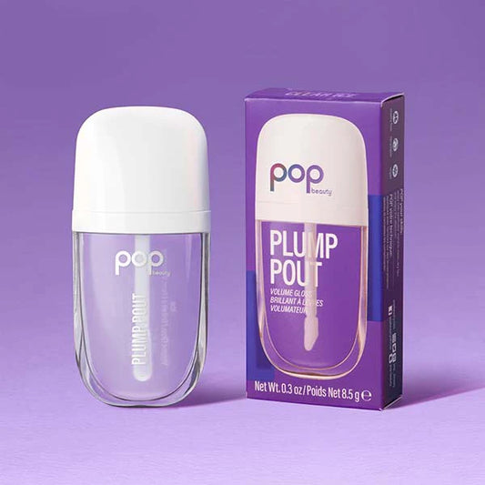 Pop Beauty Plump Pout Volume Gloss Clear Ice