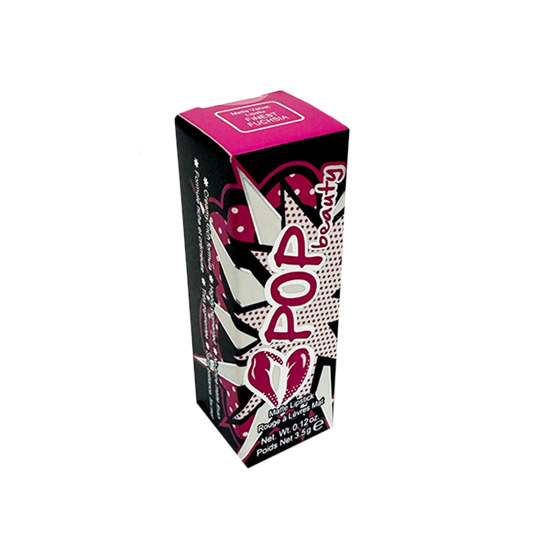 Pop Beauty Matte Velvet Lipstick Finest Fuchsia