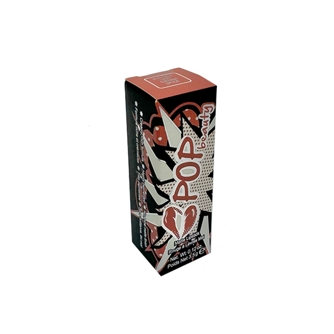 Pop Beauty Matte Velvet Lipstick Sienna Spice