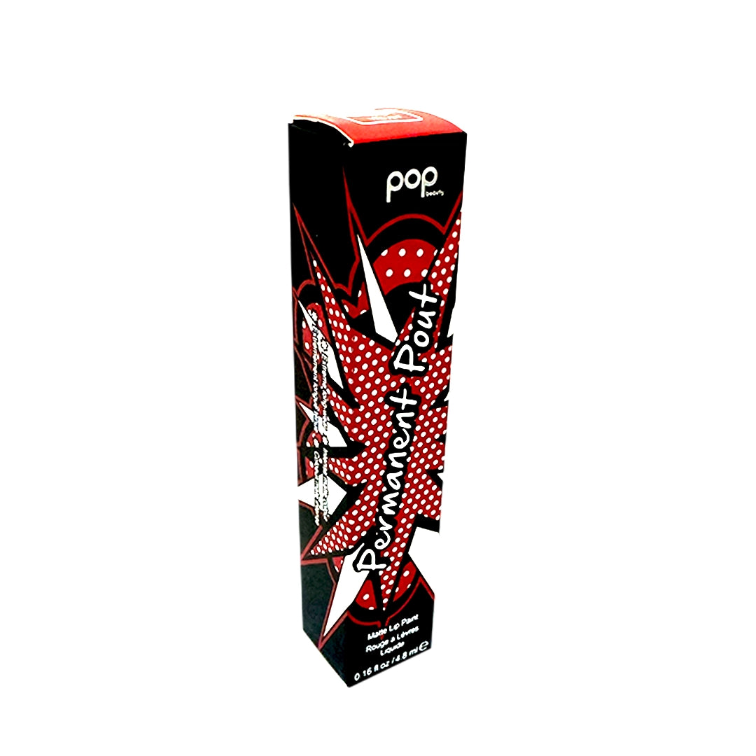 Pop Beauty Permanent Pout Matte Lip Paint Red Velvet