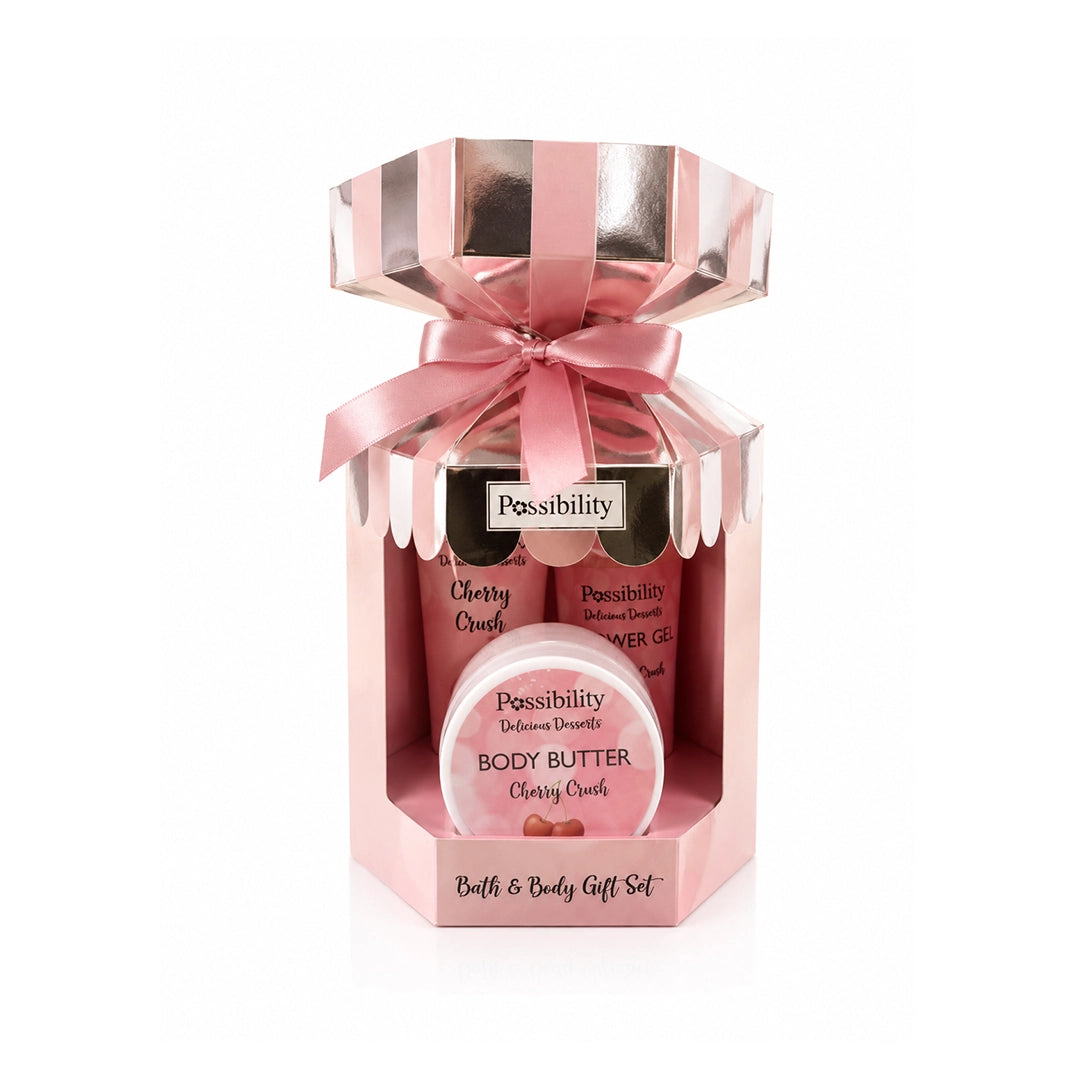 Possibility Cherry Crush 3 Piece Bath & Body Cracker Set