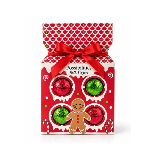 Possibility Gingerbread 4 x 60g Bath Fizzers