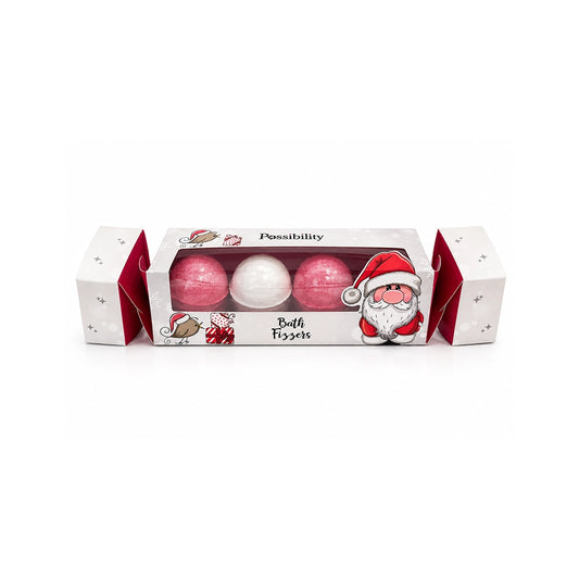 Possibility Santa Bath Fizzer Cracker Set