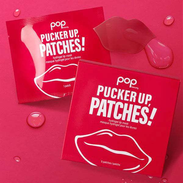 Pop Beauty Puck Up Patches Hydrogel Lip Mask x5