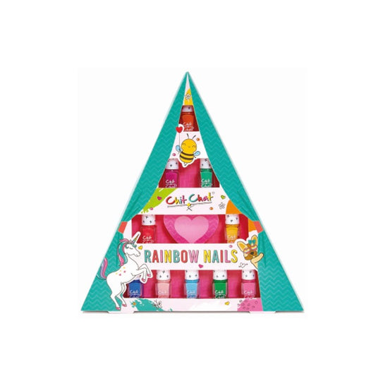 Chit Chat Rainbow Nails Set