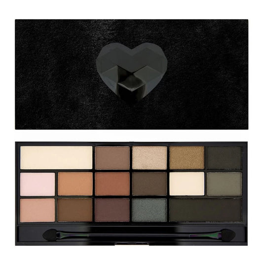 Revolution I Heart Makeup Palette of Shadows Black Velvet