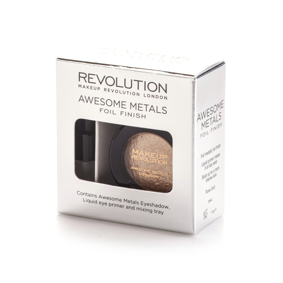 Revolution Awesome Metals Eyeshadow Foil Finish Rose Gold