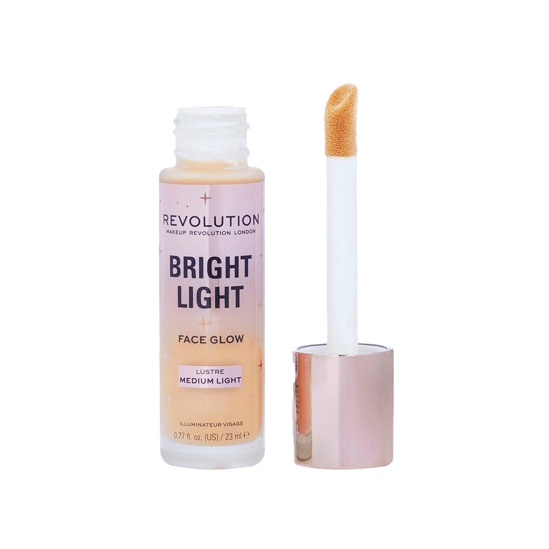 Revolution Bright Light Face Glow Illuminator Lustre Medium Light 23ml