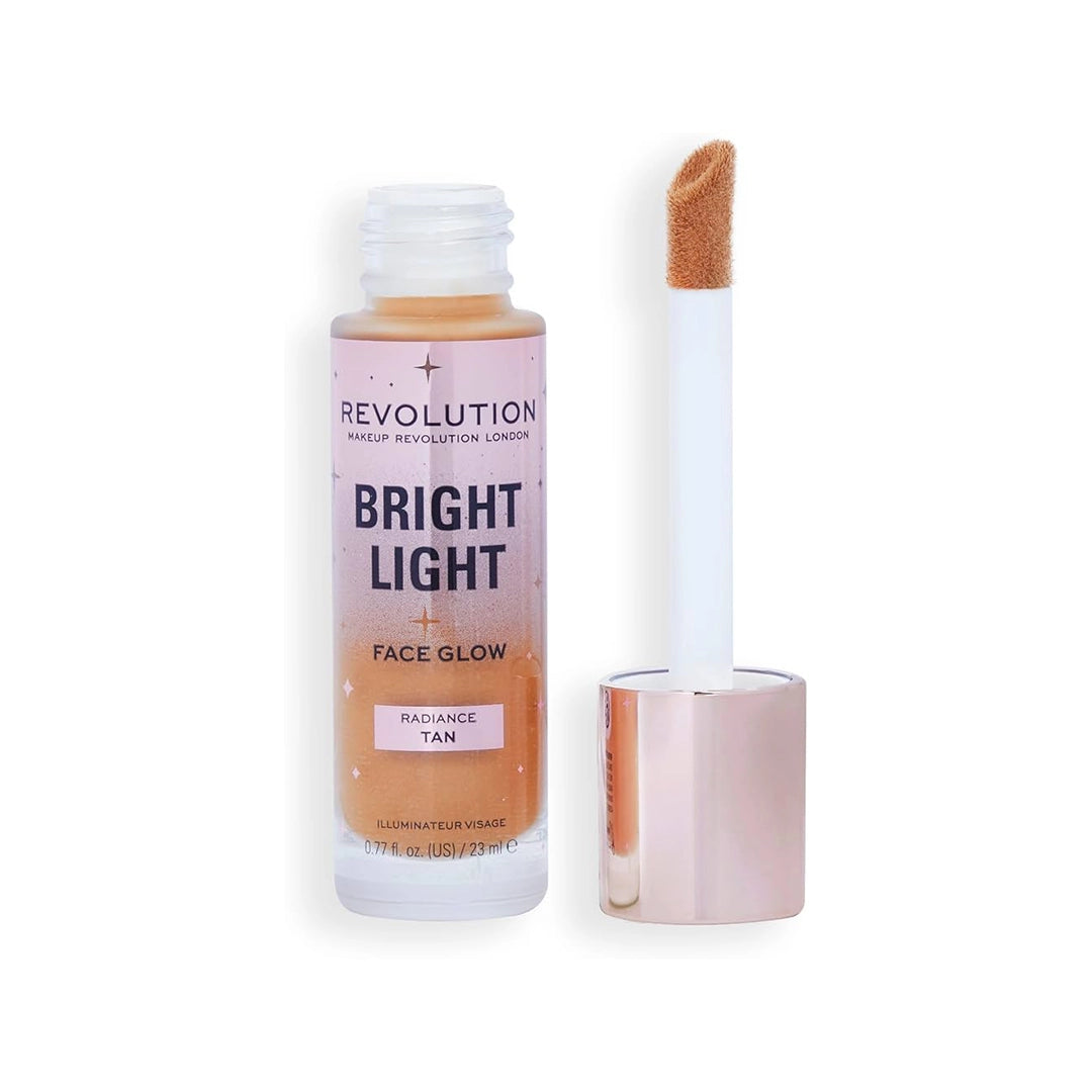 Revolution Bright Light Face Glow Illuminator Radiance Tan 23ml