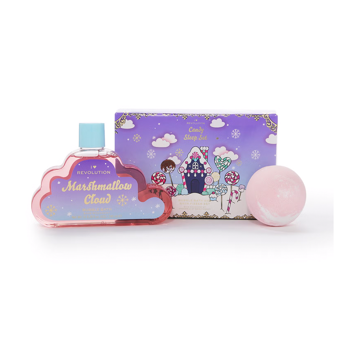 Revolution Candy Sleep Bubble Bath & Bath Fizzer Set