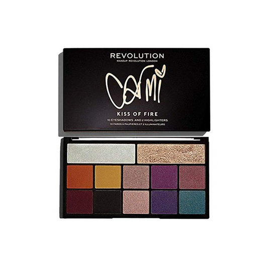 Revolution Carmi Kiss Of Fire Eyeshadow Palette