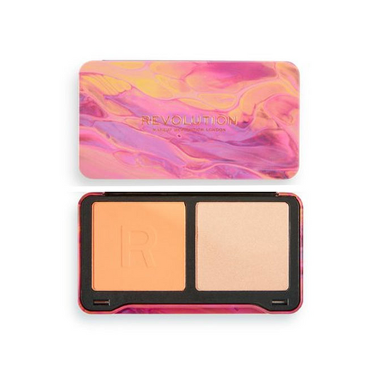 Revolution Dynamic Face Palette Scorched Rose Mini