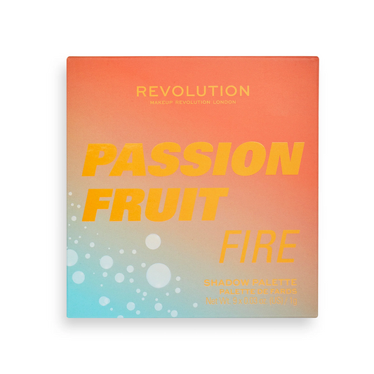TESTER Revolution Eyeshadow Palette Passionfruit Fire