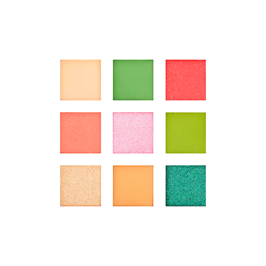 TESTER Revolution Eyeshadow Palette Watermelon Breeze