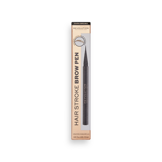 Revolution Hair Stroke Brow Pen Dark Brown