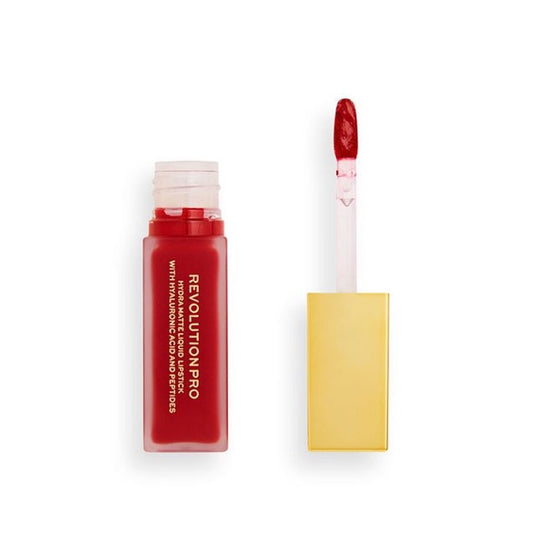 %Revolution Hydra Matte Liquid Lipstick Red Drip