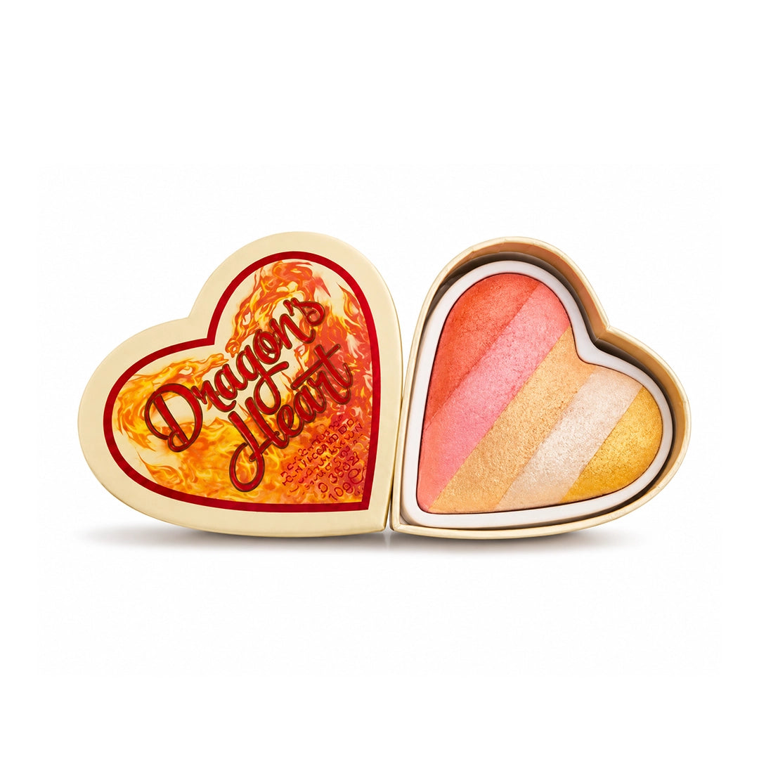 Tester Revolution I Heart Makeup Blush Blushing Dragons Heart