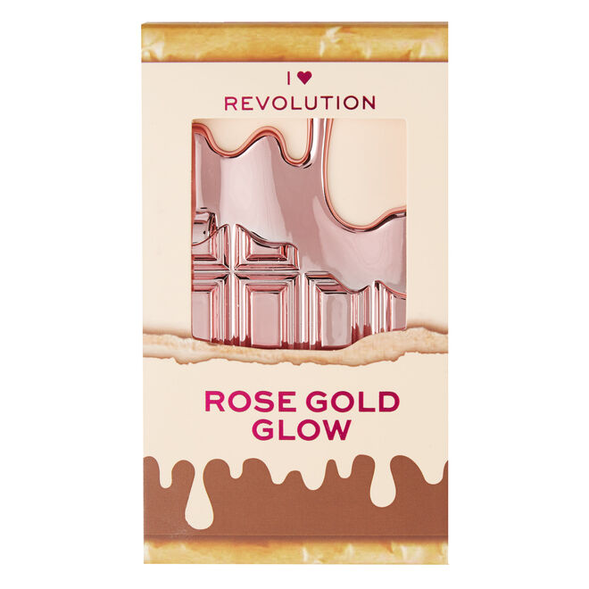 Revolution I Heart Revolution Mini Chocolate Rose Gold Glow Highlighter Palette
