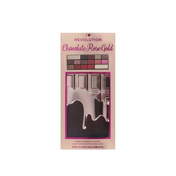 I Heart Revolution Eyeshadow Palette Chocolate Rose Gold – Beauty Outlet