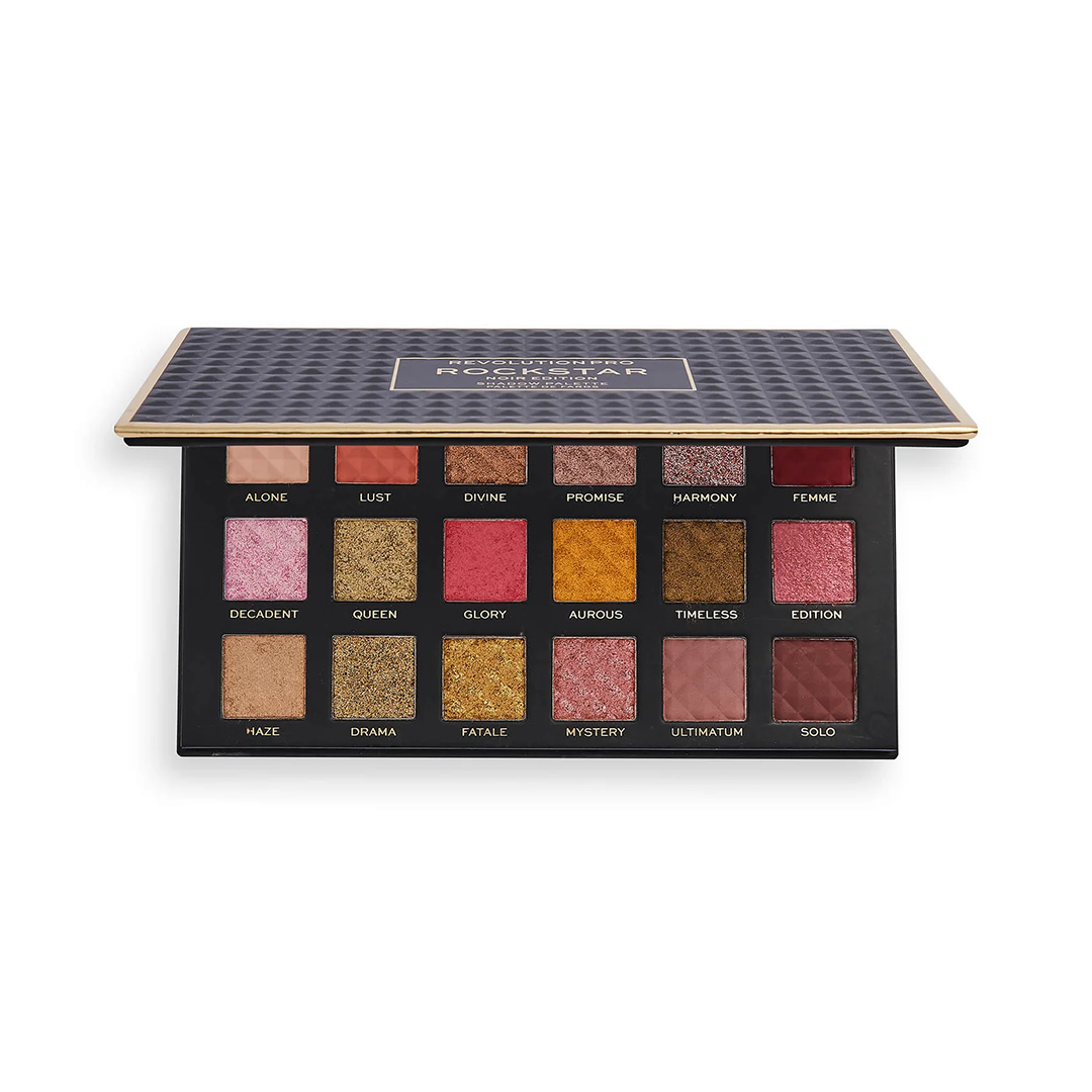 Revolution Pro Rockstar Noir Edition Eyeshadow Palette – Beauty Outlet