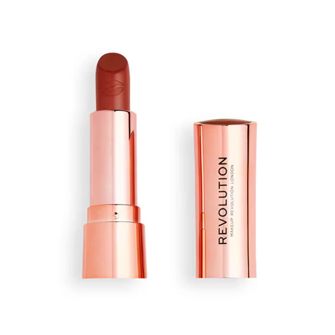 Tester Revolution Satin Kiss Lipstick Chaffeur