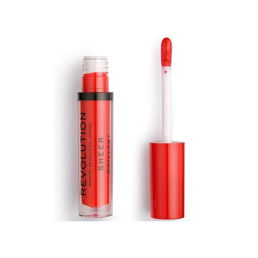 Revolution Sheer Brilliant Sheer Lipstick Cherry 132