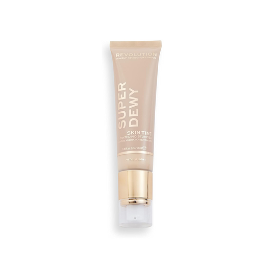 Revolution Super Dewy Skin Tint Tinted Moisturiser Medium Light