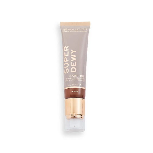 Revolution Super Dewy Skin Tint Tinted Moisturiser Mocha