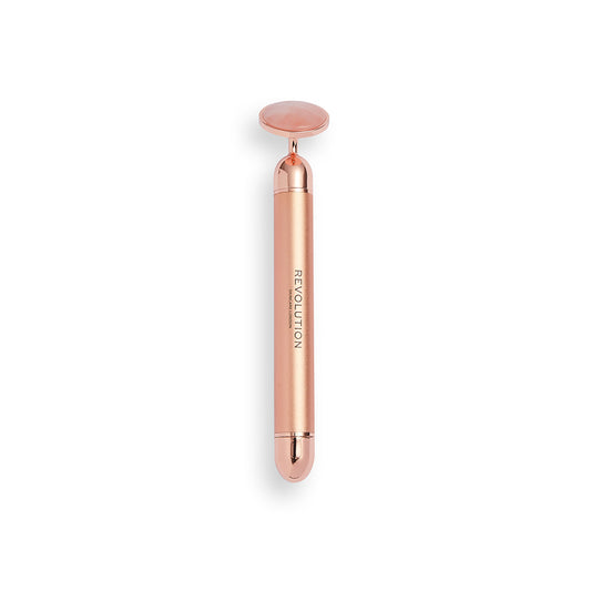 Revolution Vibrating Rose Quartz Facial Roller