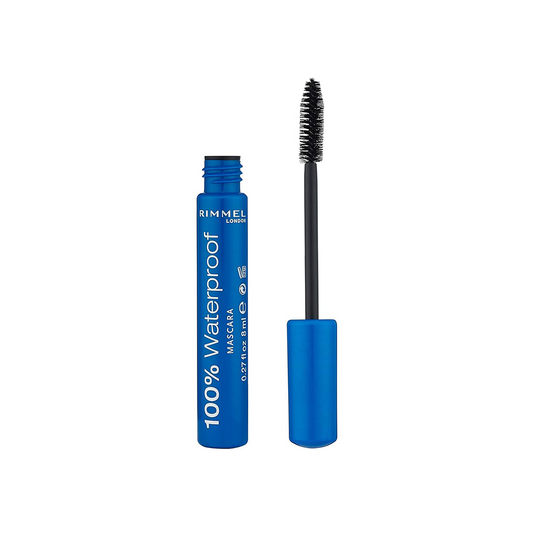 Rimmel 100% Waterproof Mascara Brown Black 002