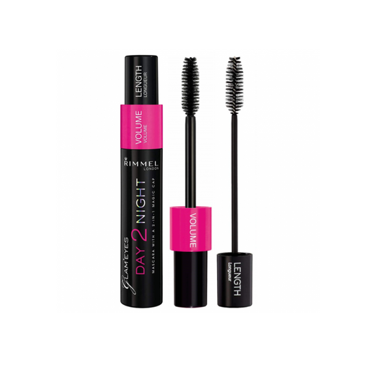 Rimmel Glam'Eyes Day 2 Night Mascara 001 Black