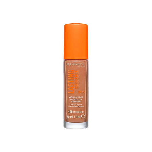Rimmel Lasting Radiance Foundation 400 Natural Beige