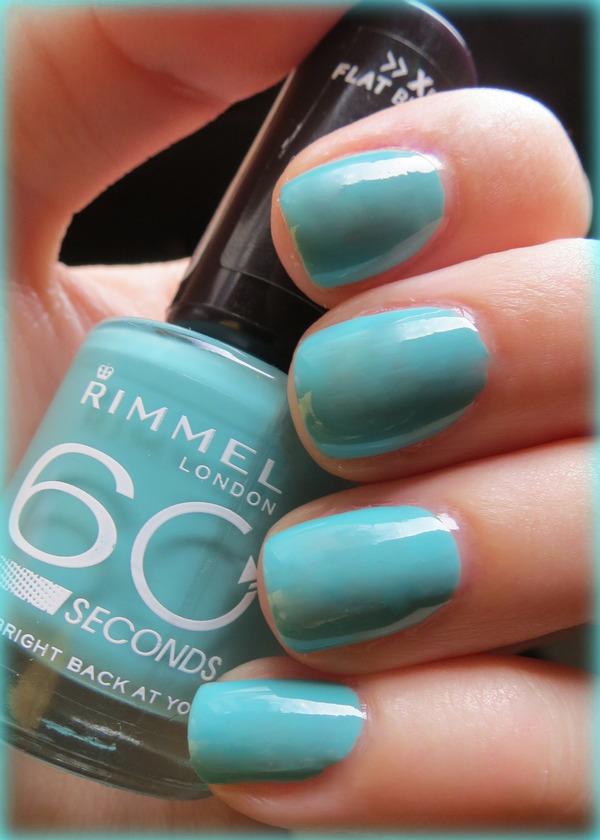 Rimmel London 60 Seconds Nail Polish 835 Bright Back At You