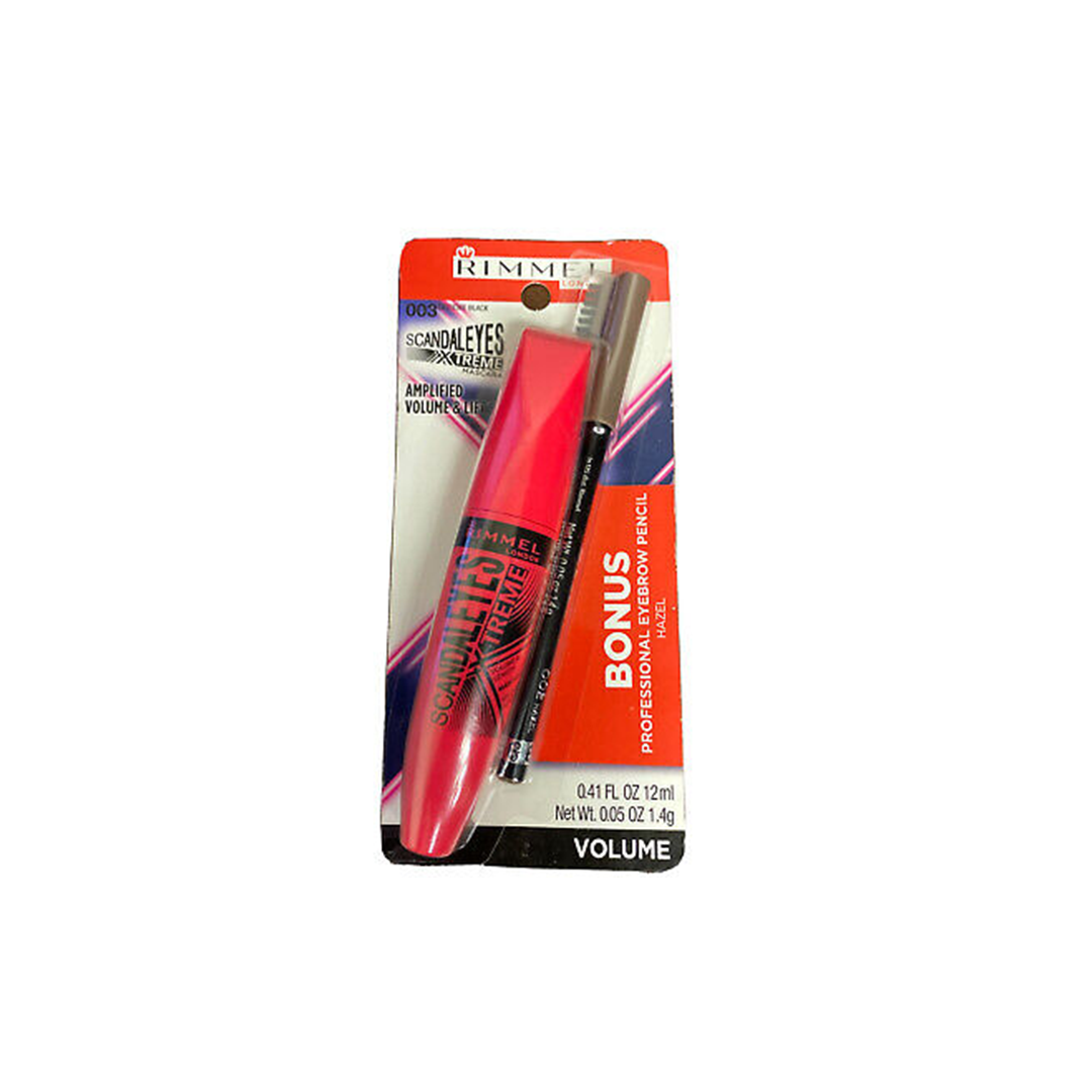 Rimmel Scandaleyes Xtreme Mascara 003 & Brow Pencil Hazel
