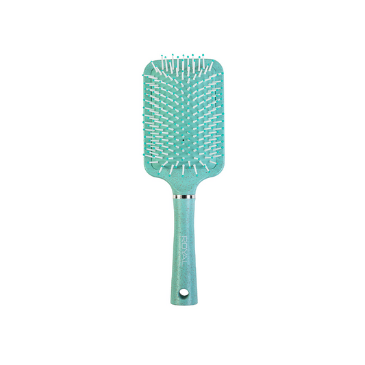 Royal Cosmetics Wheat Straw Paddle Hairbrush Green OACC224