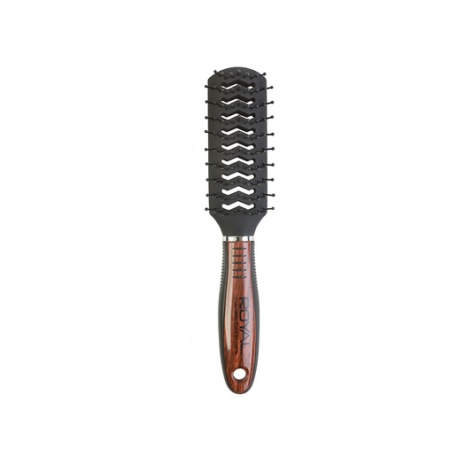 Royal Cosmetics Wood Effect Hair Brush Vent BEAU183