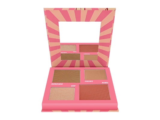 W7 Sculpt Power Bronze Blush & Highlight Palette