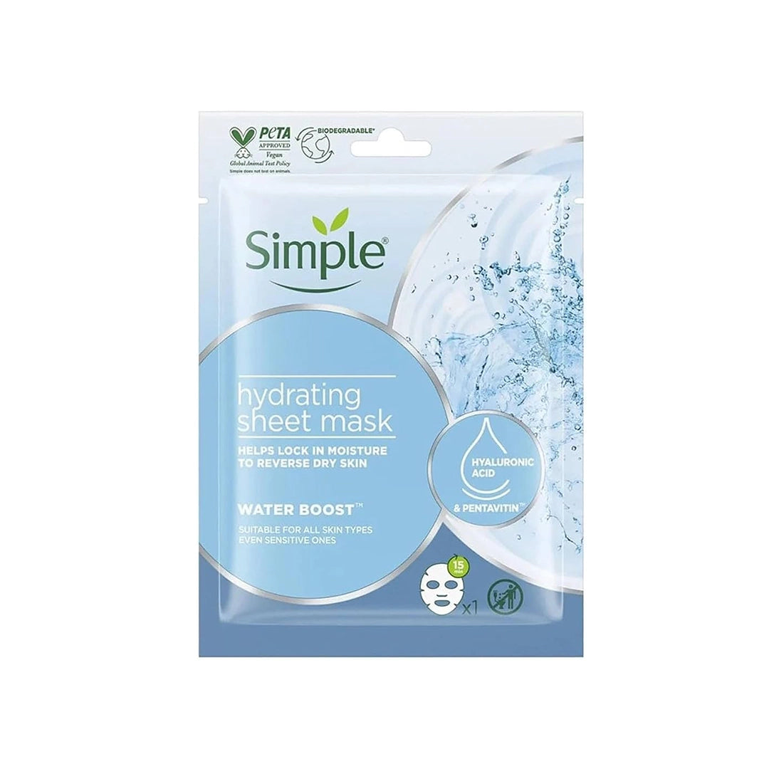 Simple Hydrating Sheet Mask With Hyaluronic Acid & Pentavitin