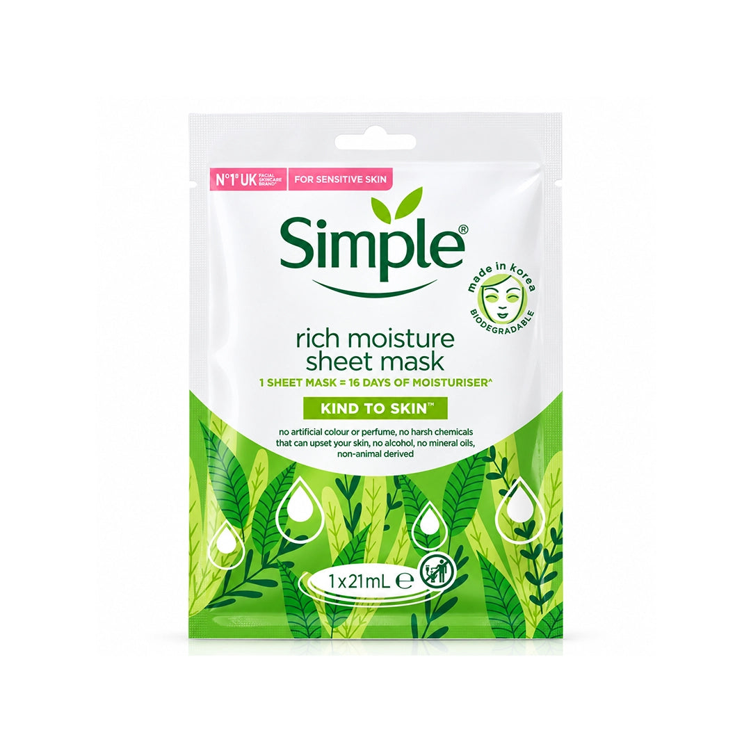 Simple Rich Moisture Sheet Mask