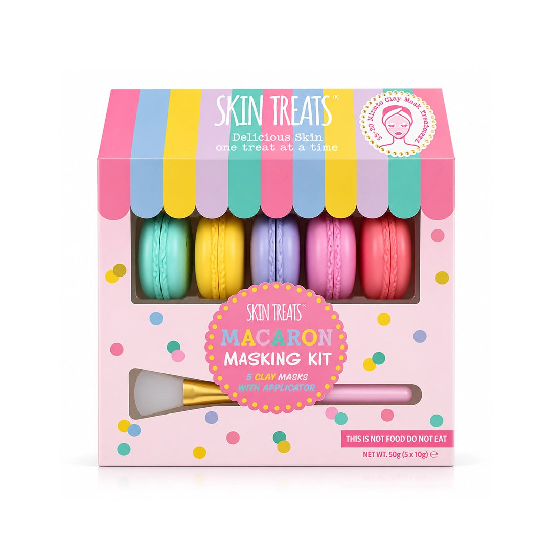 Skin Treats Macaron Masking Kit 5 Clay Masks With Applicators