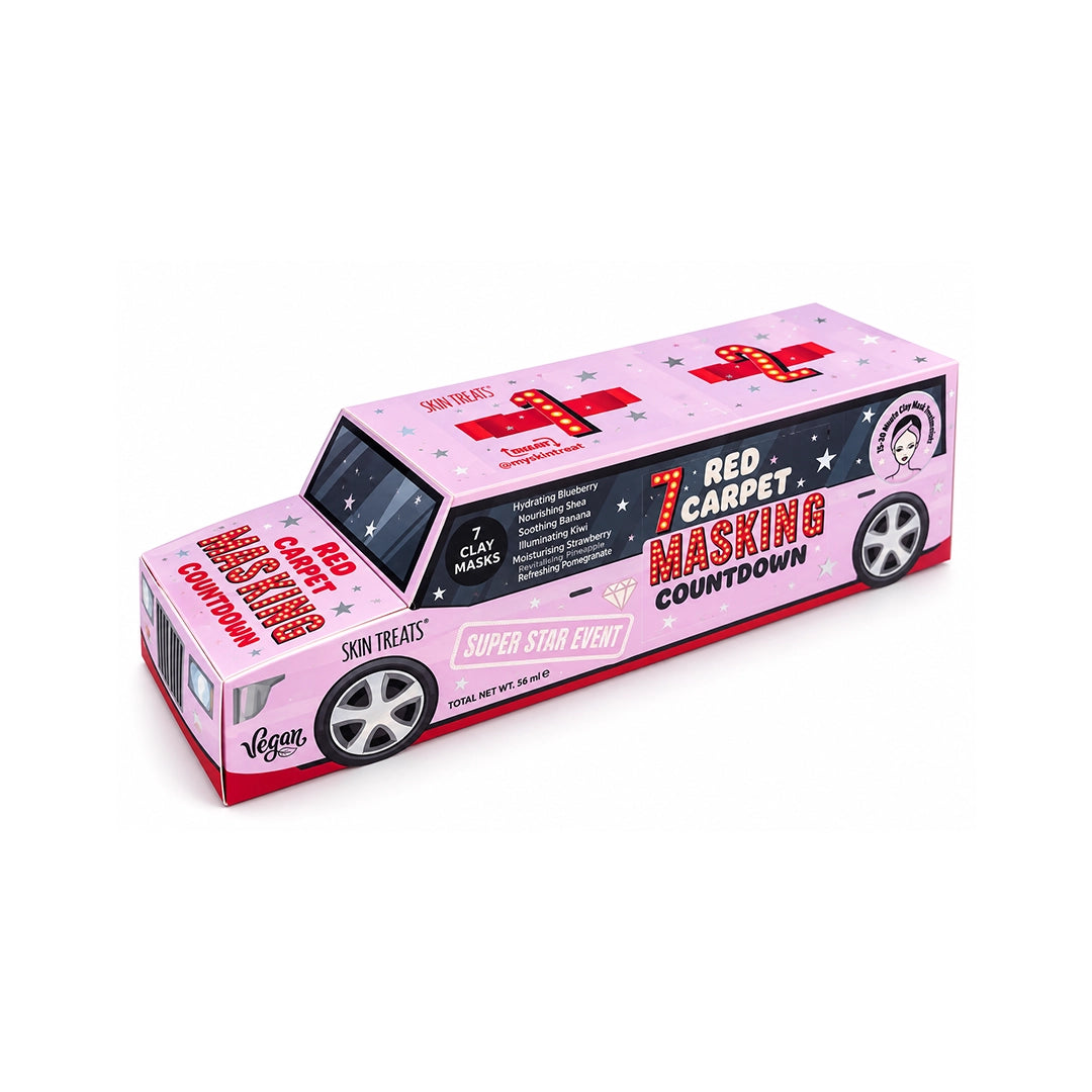 Skin Treats Red Carpet Masking Countdown 7 Day Mask Advent