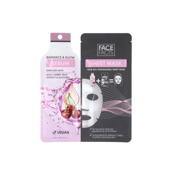 Face Facts Serum Sheet Mask Radiance & Glow