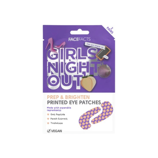 Face Facts Girls Night Out Prep & Brighten Printed Eye Patches