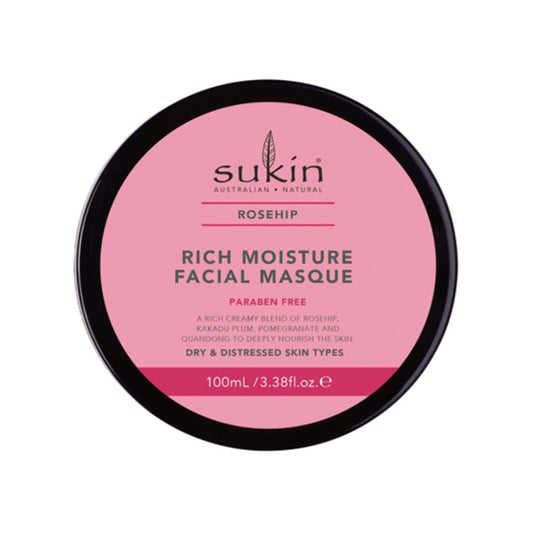 Sukin Rosehip Rich Moisture Facial Masque 100ml