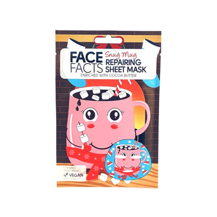 Face Facts Snug Mug Repairing Sheet Mask With Cocoa Butter