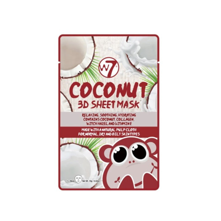 W7 Coconut 3D Sheet Mask
