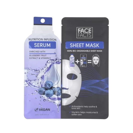 Face Facts Serum Sheet Mask Nutrition Infusion