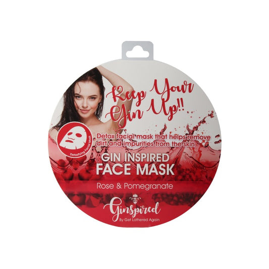 Ginspired Face Masks In Wallets Rose & Pomegranate